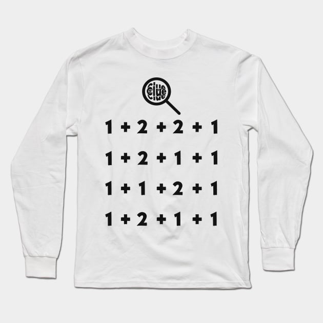The_Clue_Number Long Sleeve T-Shirt by anwara